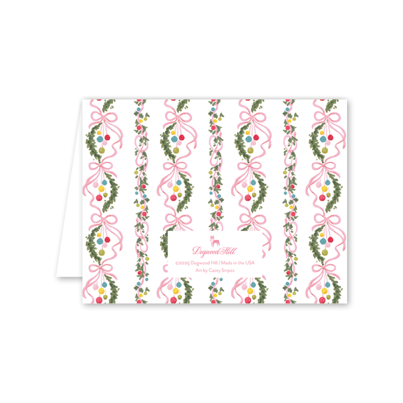 Baubles and Bows: Single Card