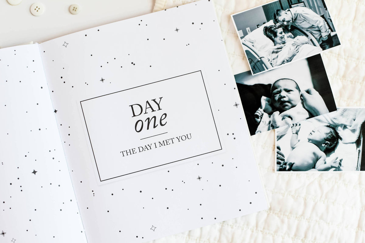 Childhood - Baby Memory Book Album: Blue