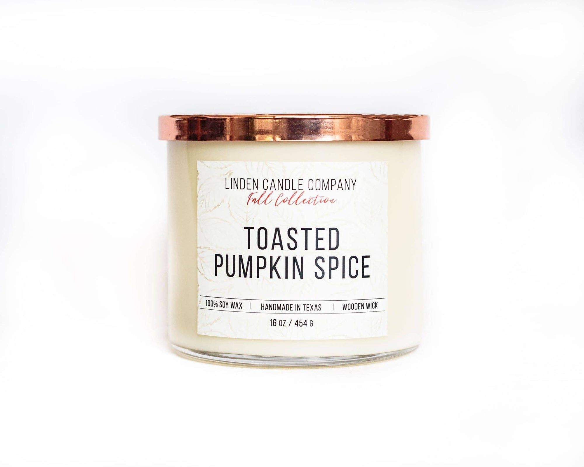 16oz Toasted Pumpkin Spice Fall Candle