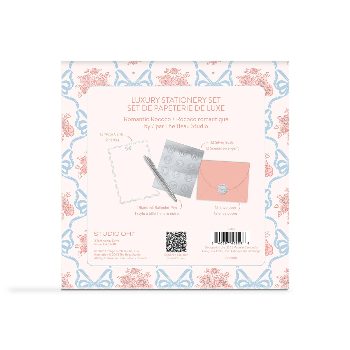 Romantic Rococo Luxury Stationery Set