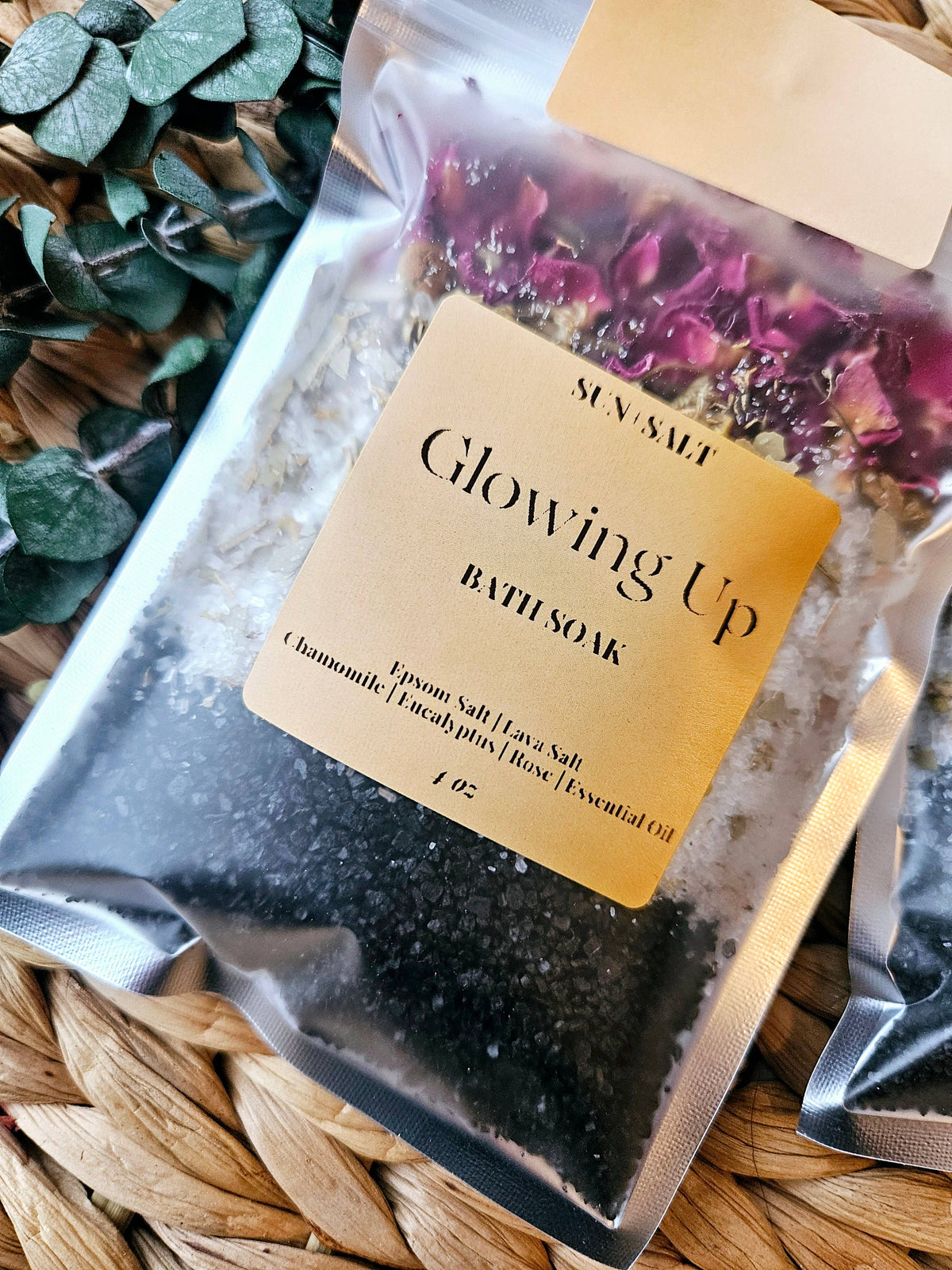 Glowing Up Bath Soak - Single Use 3.5 oz