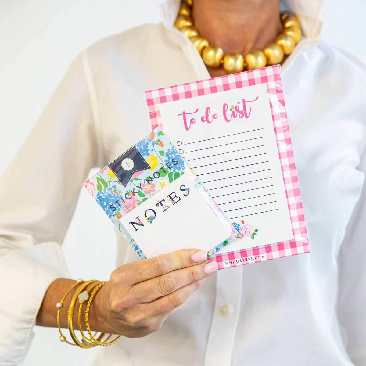 Strawberry Floral Single Sticky Notes