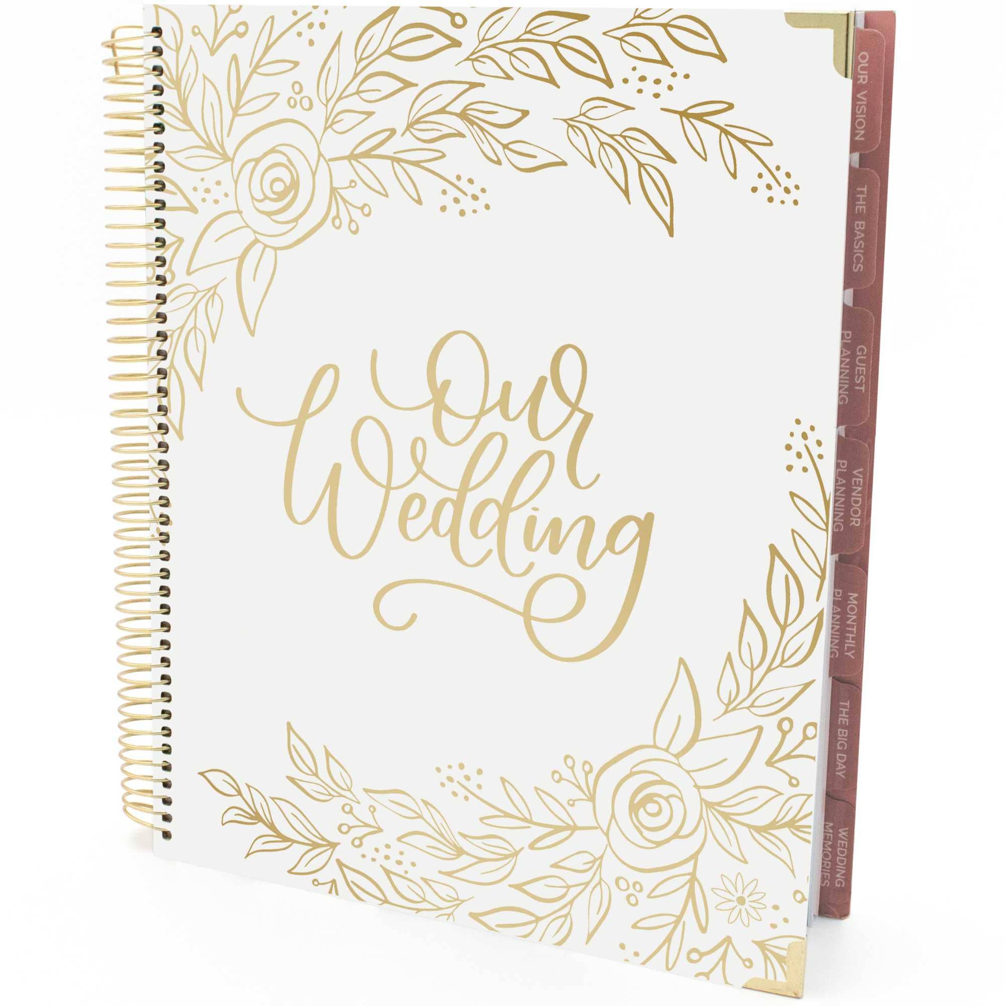 Wedding Planner, Gold Floral