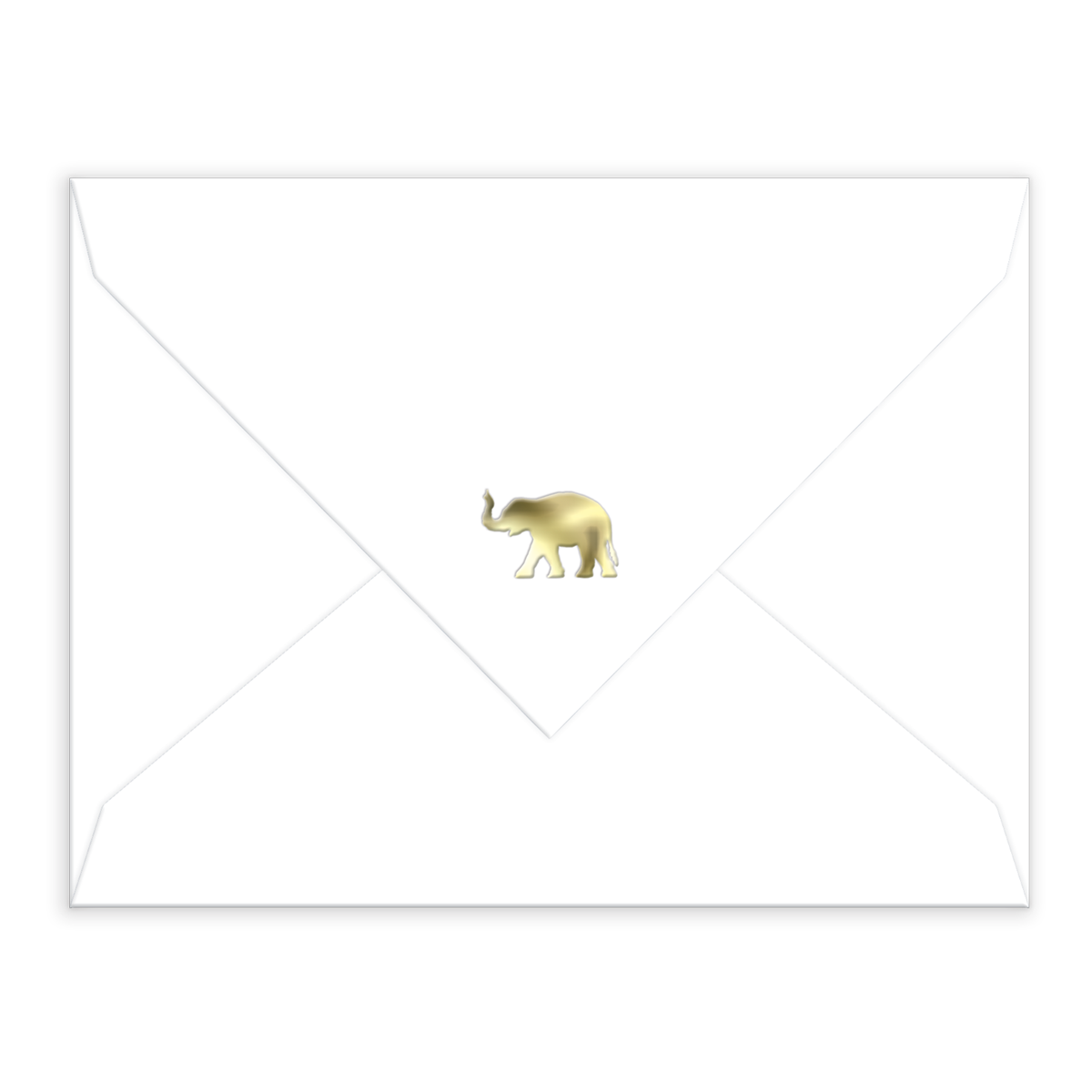 Elegant Boxed Thank You Note Cards Elephant