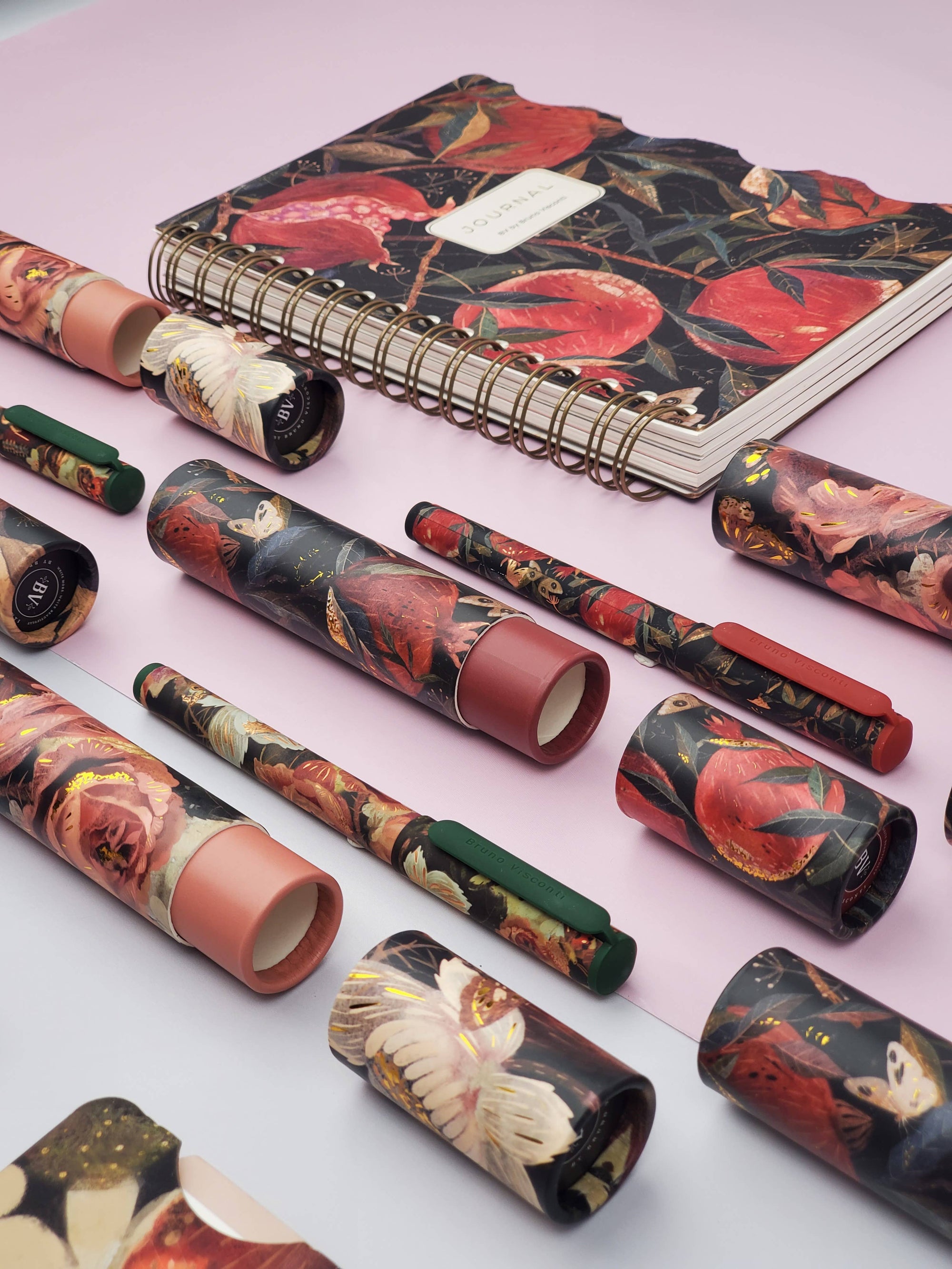 DreamWrite Pomegranite Pen - Lush Flora Autumn Gift Collection