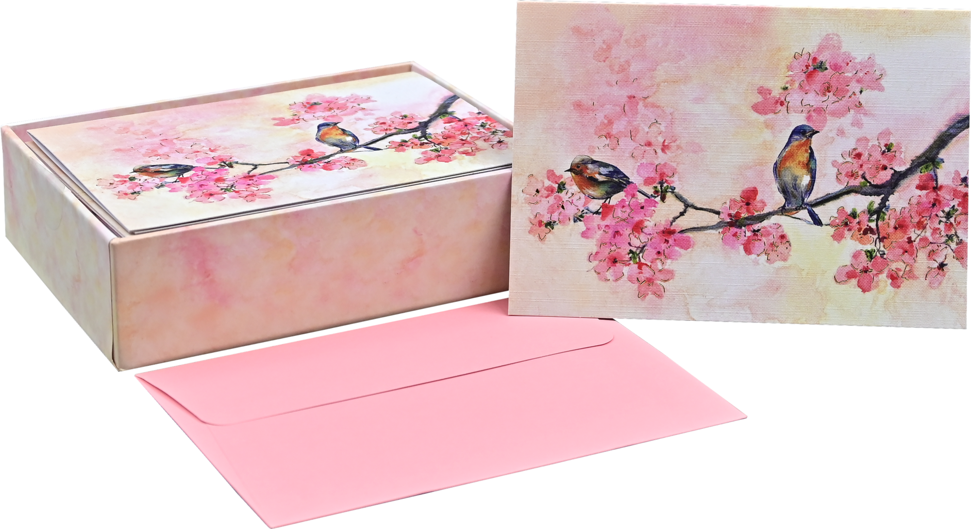 Cherry Blossoms in Spring Note Cards