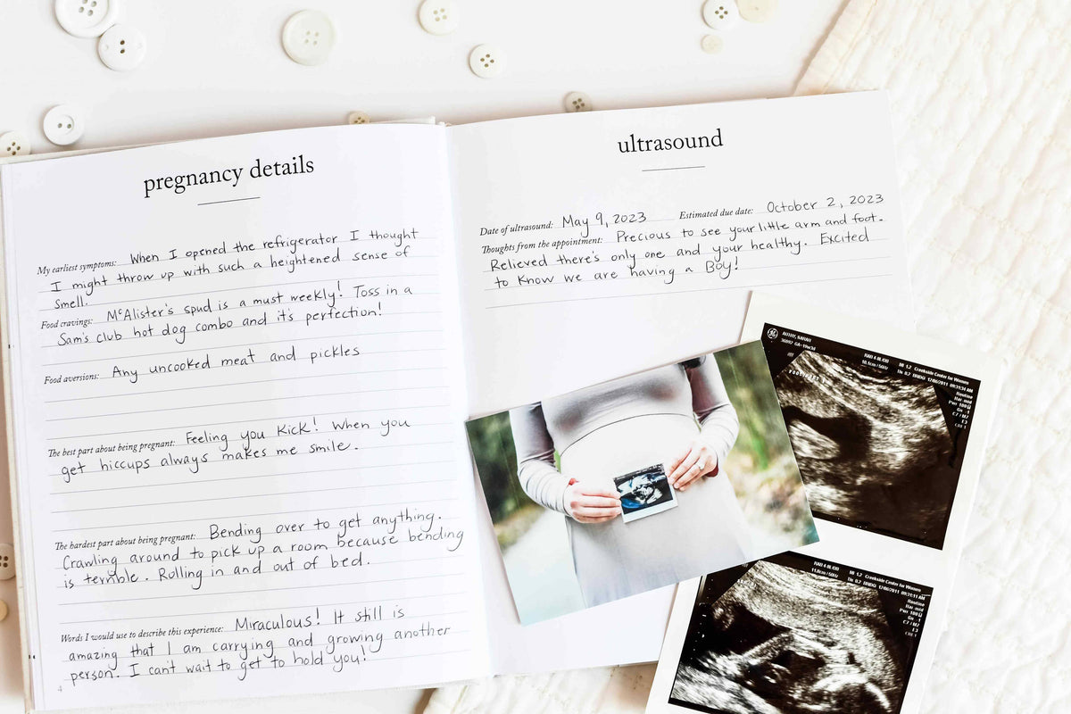 Childhood - Baby Memory Book Album: Blue