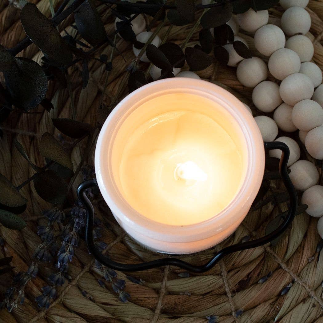 Merry Mistletoe Cream Jar Candle:  5 oz