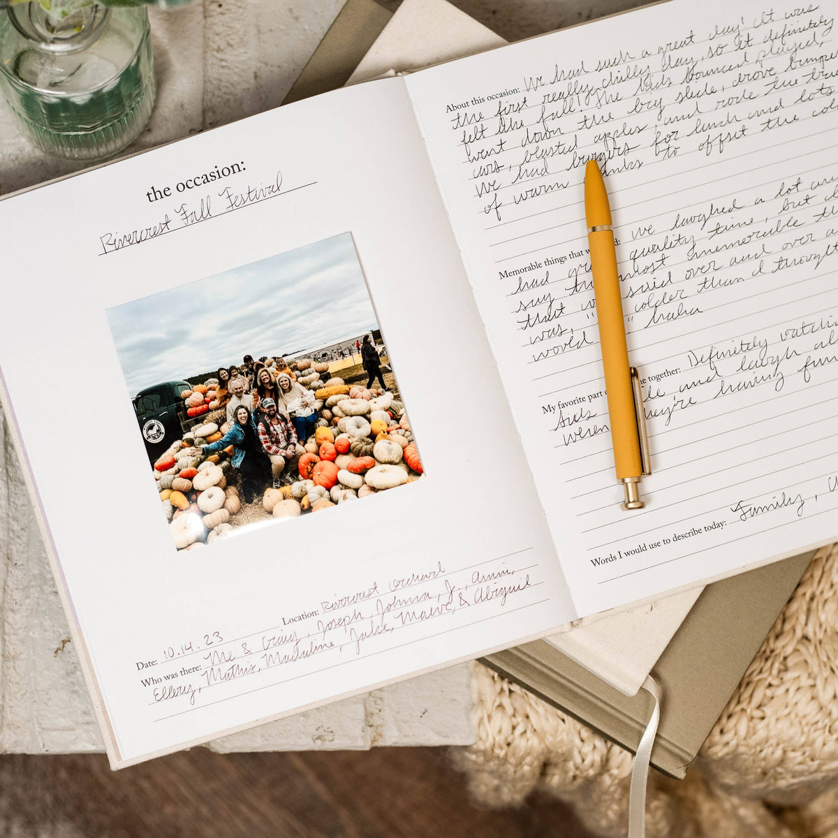 Grandparent Memory Book &amp; Photo Album