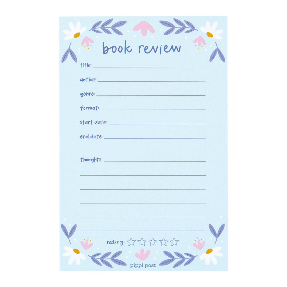 Blue Book Review 4x6 Notepad