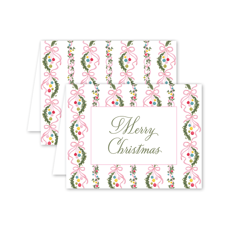 Baubles and Bows: Single Card