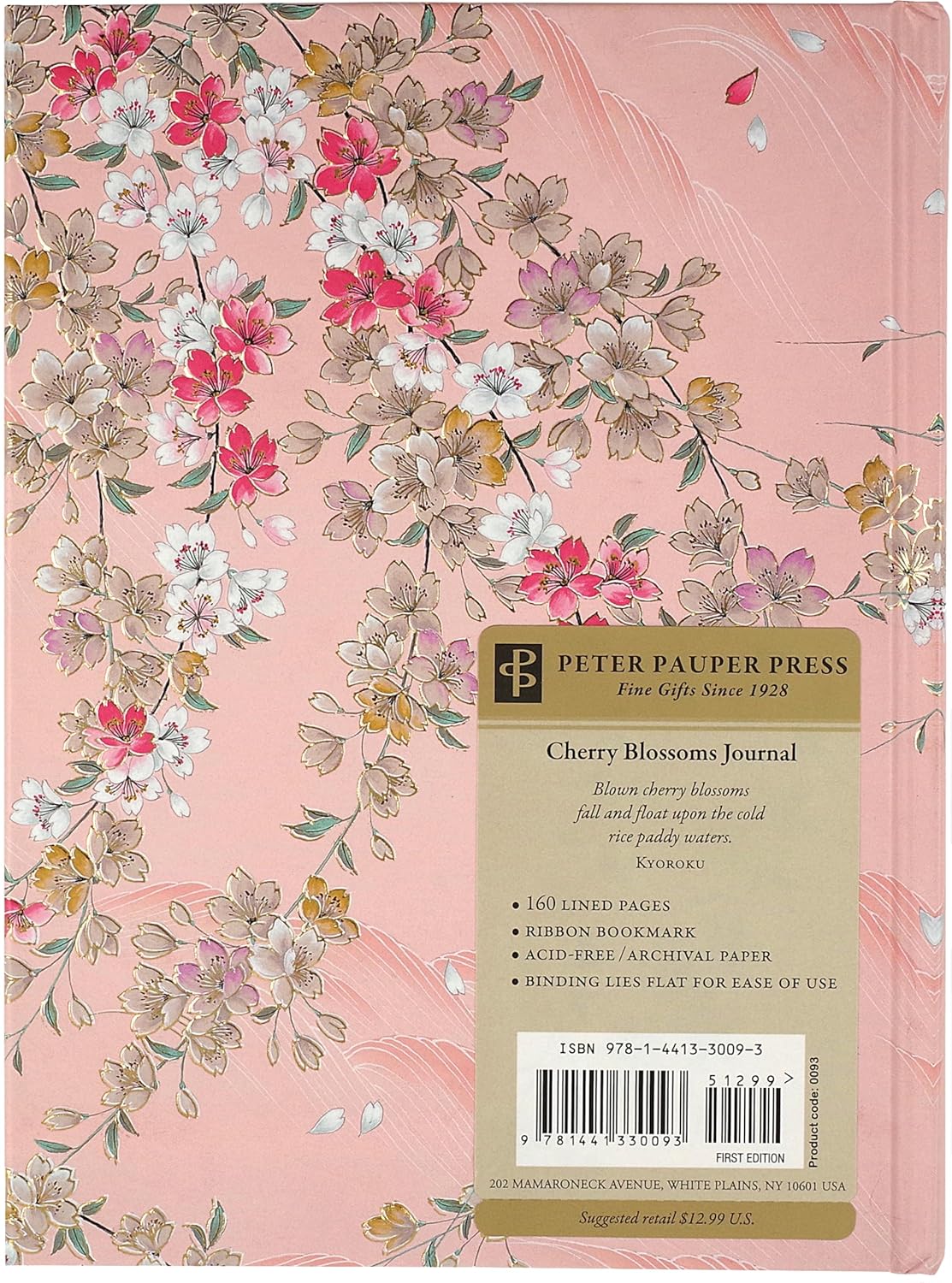 Cherry Blossoms Journal 6.25 x 8.25"