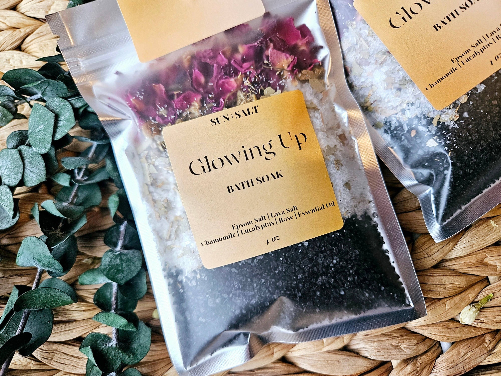 Glowing Up Bath Soak - Single Use 3.5 oz