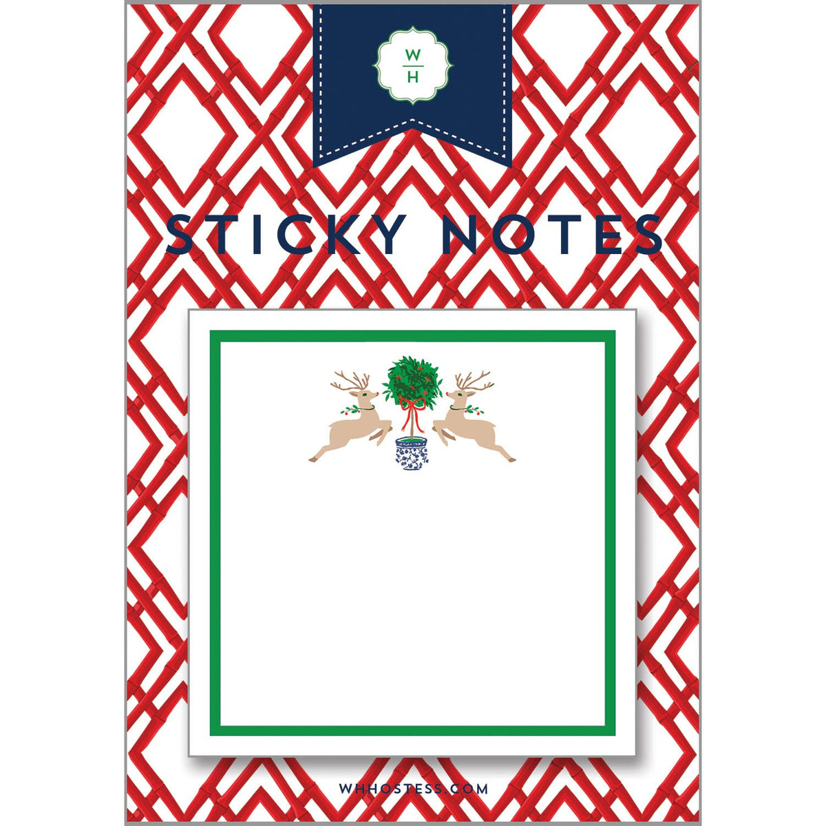 Reindeer Topiary Single Sticky Notes