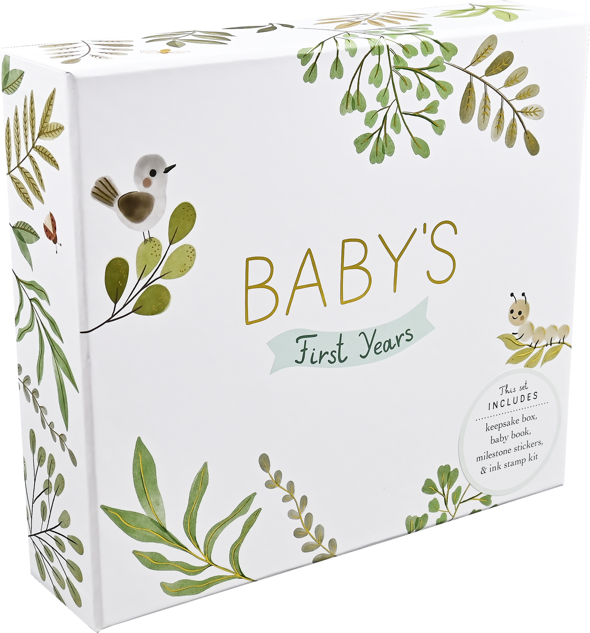 Baby's First Years: A Modern Memory Book with Keepsake Box