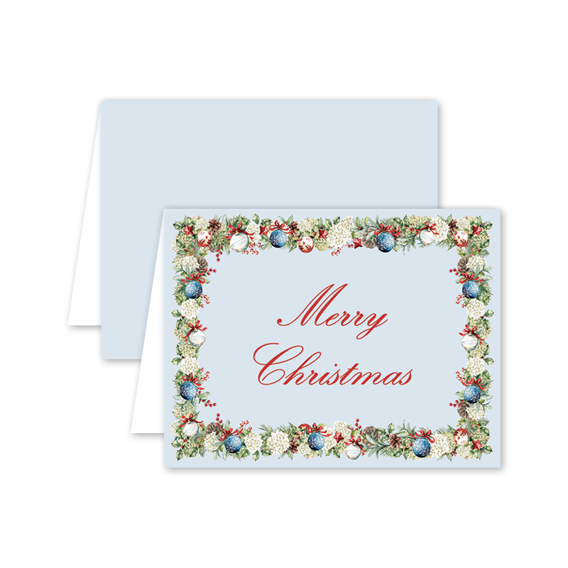 Boughs of Holly Blue: Single Card