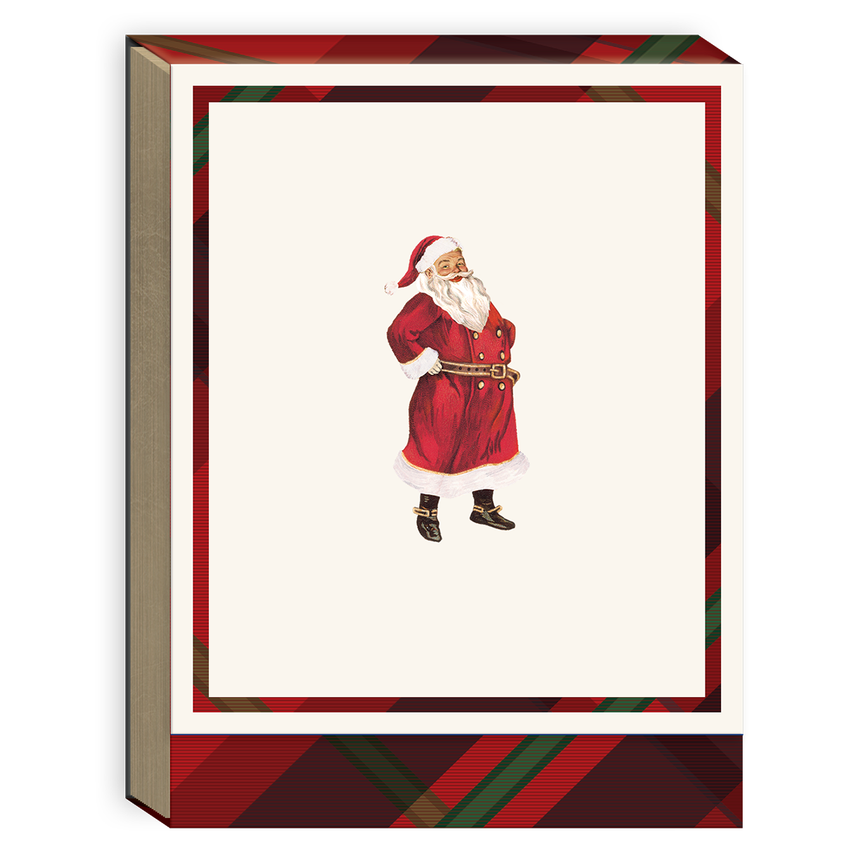Heirloom Christmas Santa Pocket Notepad