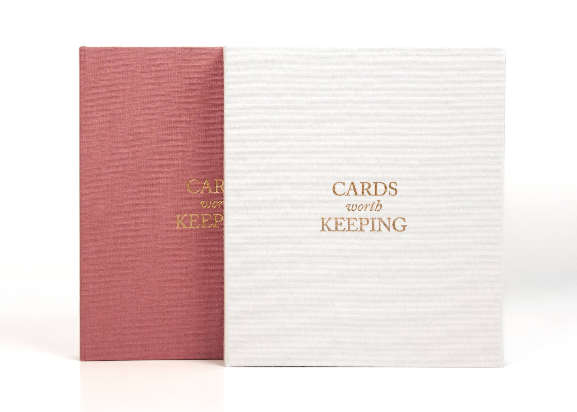 Cards Worth Keeping Journal | Birthday Card Organizer Book: Pink
